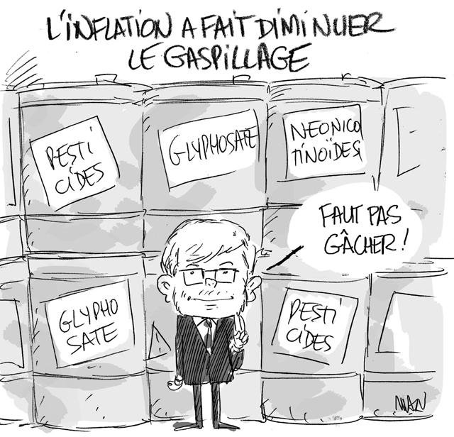 Dessin de presse : Gaspillage presse : Gaspillage