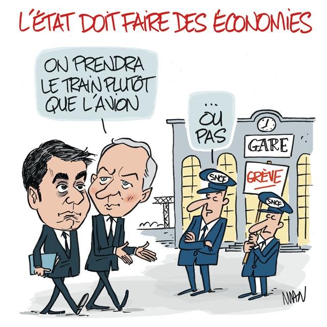 Dessin de presse : Économies presse : Économies