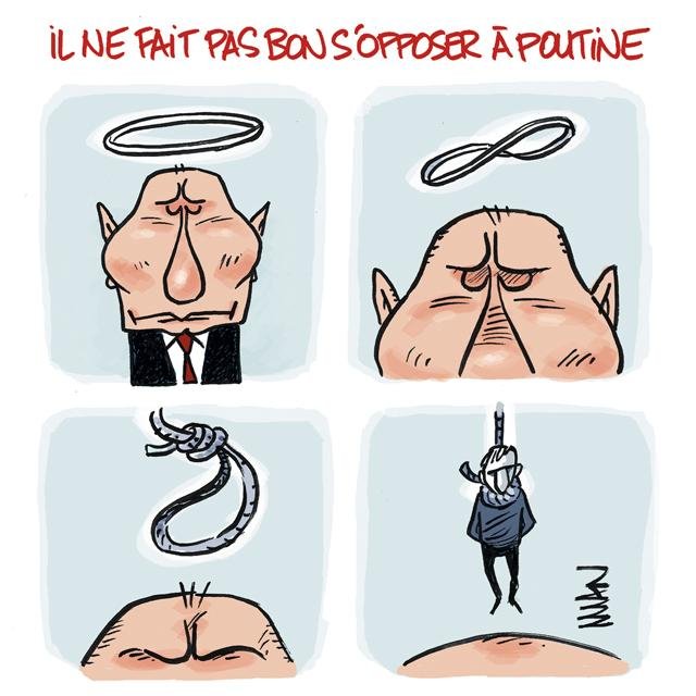 Dessin de presse : Mort de Navalny presse : Mort de Navalny