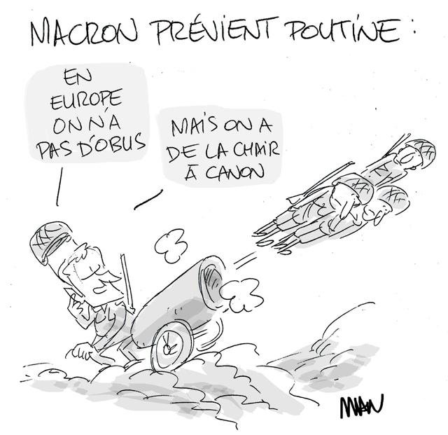 Dessin de presse : Chair à canon presse : Chair à canon