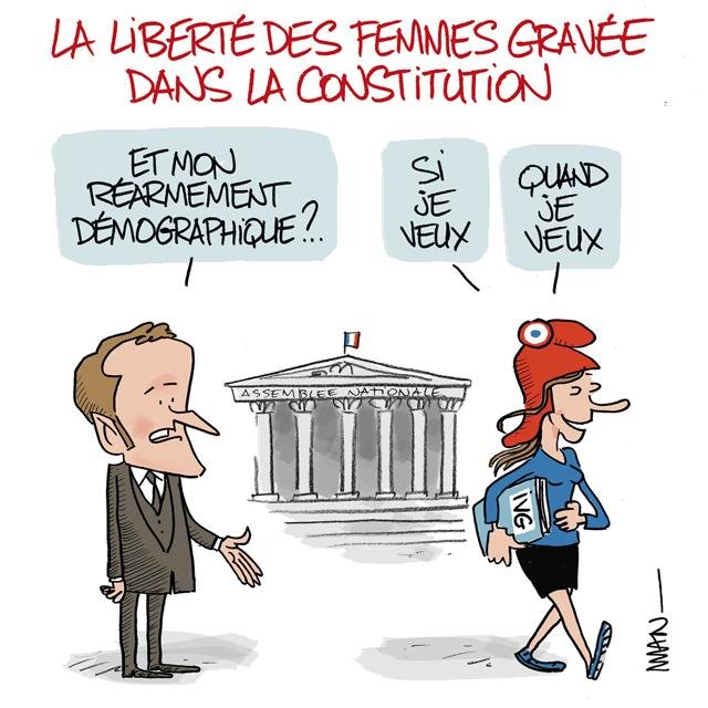 Dessin de presse : IVG presse : IVG
