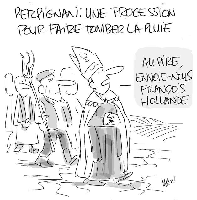 Dessin de presse : Procession presse : Procession