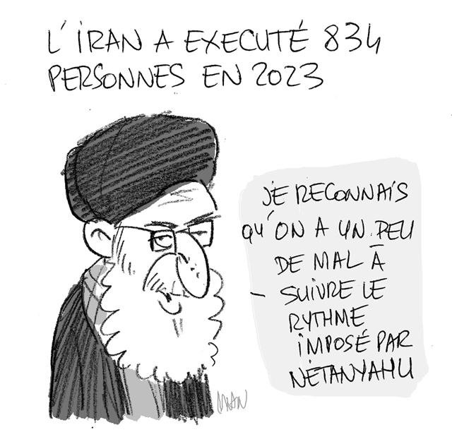 Dessin de presse : Iran/peine de mort presse : Iran/peine de mort