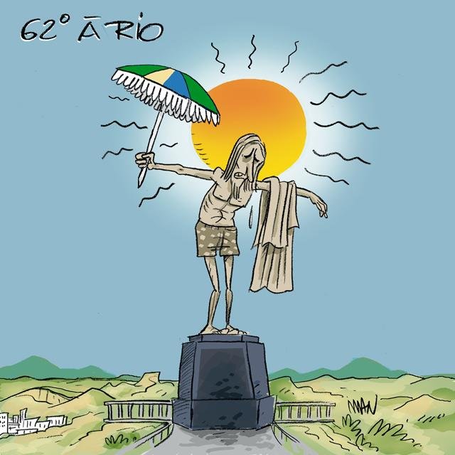 Dessin de presse : Chaud Rio presse : Chaud Rio