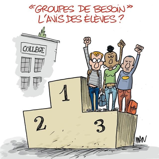 Dessin de presse : Groupes de besoin presse : Groupes de besoin