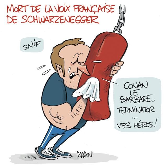Dessin de presse : Macron M.Muscles presse : Macron M.Muscles