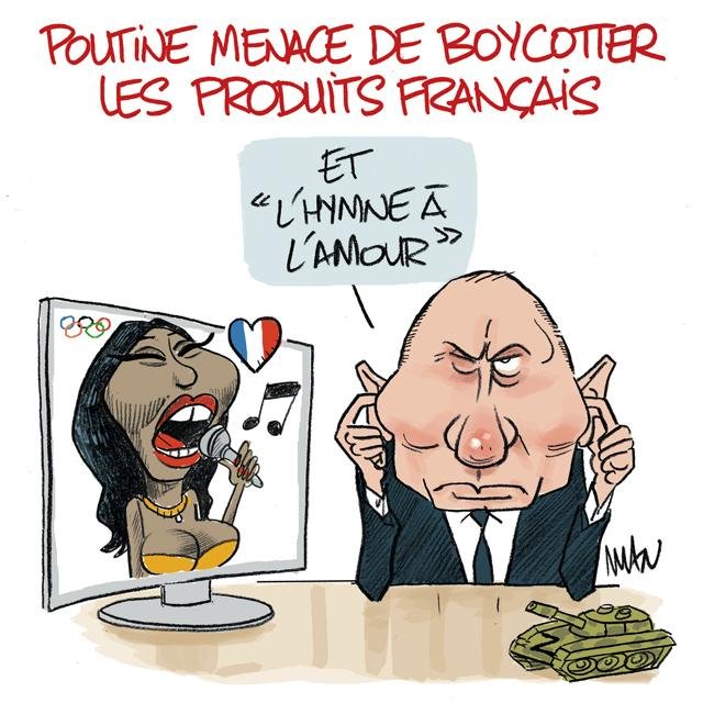 Dessin de presse : Hymne à l'amour presse : Hymne à l'amour