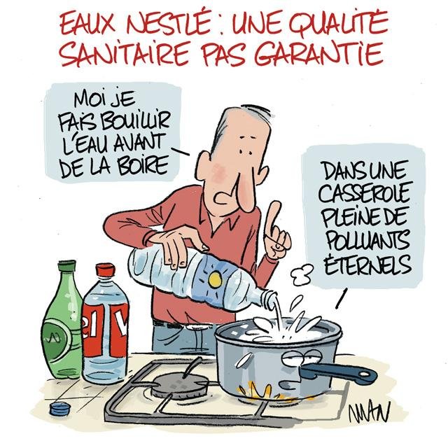 Dessin de presse : Nestlé presse : Nestlé