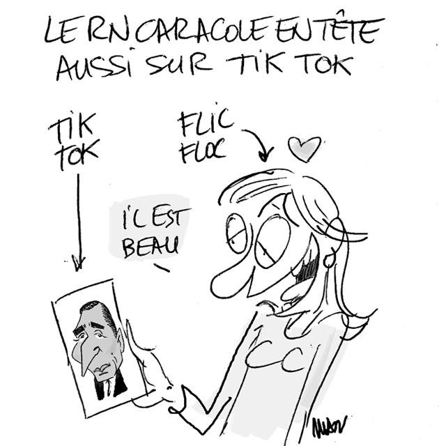 Dessin de presse : TikTokLite presse : TikTokLite