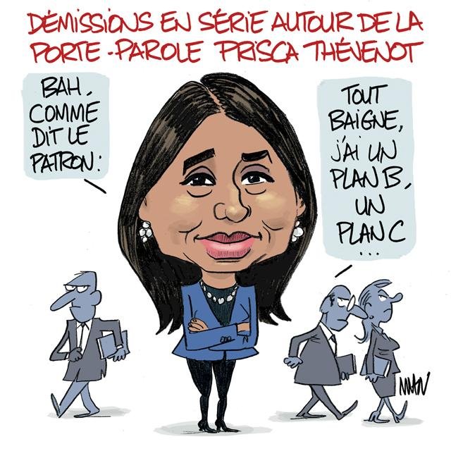 Dessin de presse : Porte parole parole presse : Porte parole parole