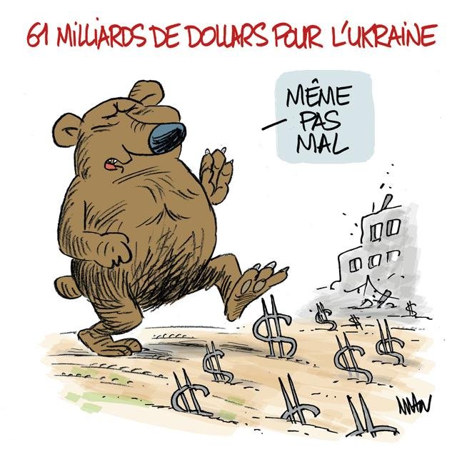 Dessin de presse : Aide à l'Ukraine presse : Aide à l'Ukraine