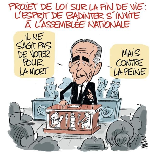 Dessin de presse : Fin de vie presse : Fin de vie
